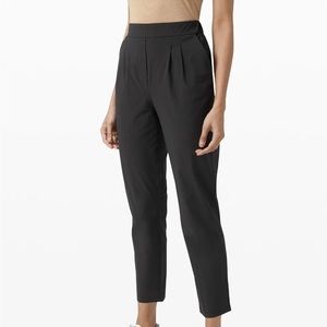 Black Lululemon trouser pants - size 2